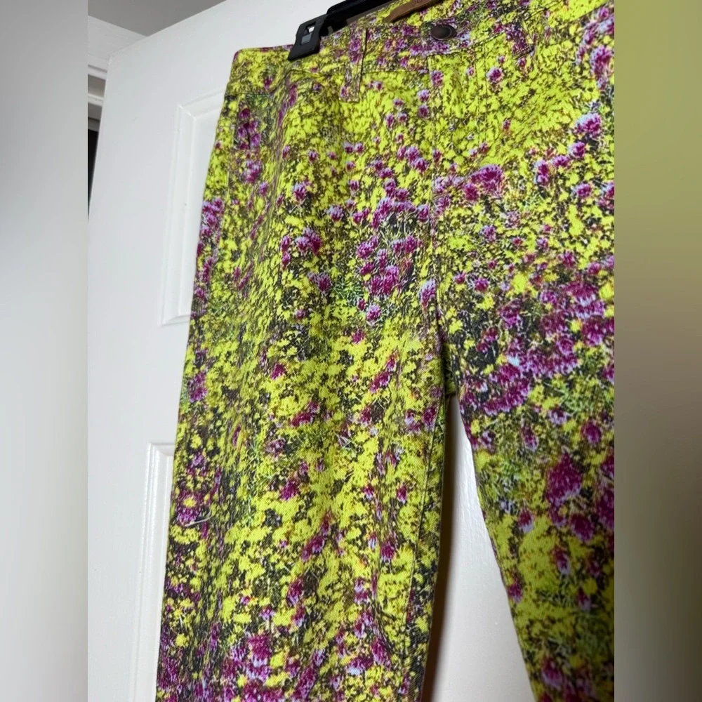 Joe's 'The Skinny' Neon Floral Stretch Denim Jeans